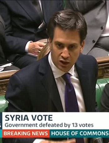 Edward Miliband on
              Syria